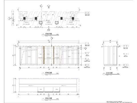  美甲台非标干净 脏锅架家具节点大样图 