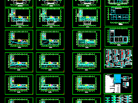  办公楼电气cad图纸 