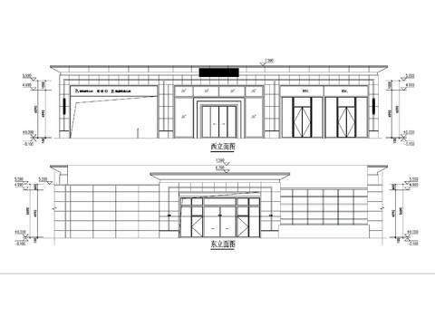  社區(qū)入口cad施工圖 