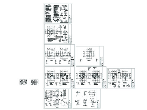  農居房結構CAD施工圖 