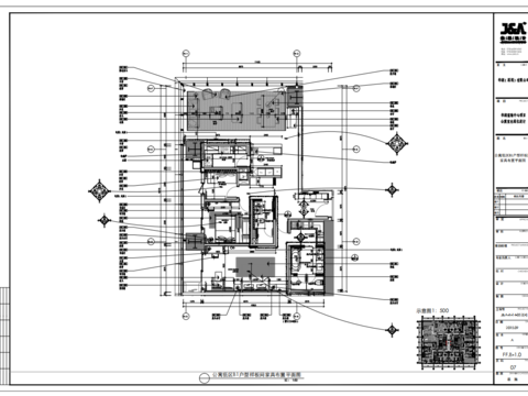  公寓住宅cad施工图 