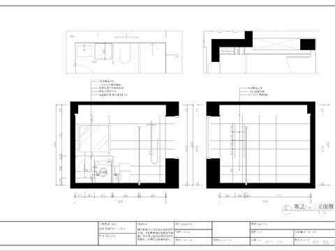  現(xiàn)代簡約風(fēng)格樣板房全套CAD施工圖 