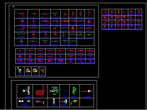  消防常用图块CAD图库 