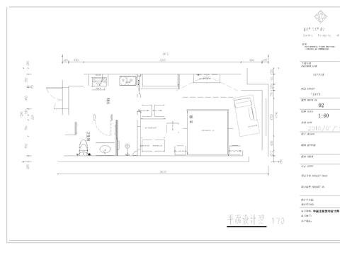 萬(wàn)達(dá)單身公寓CAD施工圖 