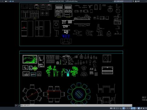  CAD室内常用cad图库 