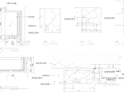 欧式新古典次卧cad大样图 
