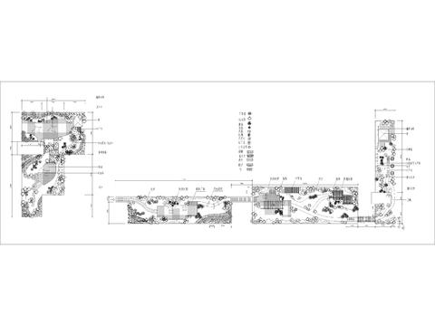  园林景观cad平面图 