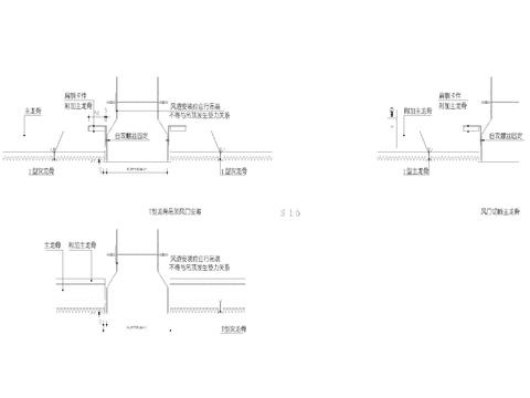  矿棉板与风口交接节点大样 
