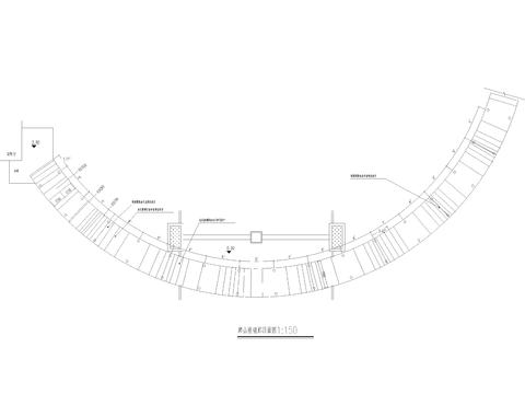  爬山玻璃廊CAD施工图 