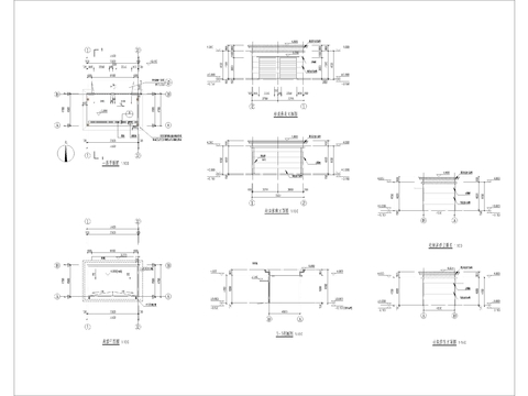  垃圾站cad平面图 