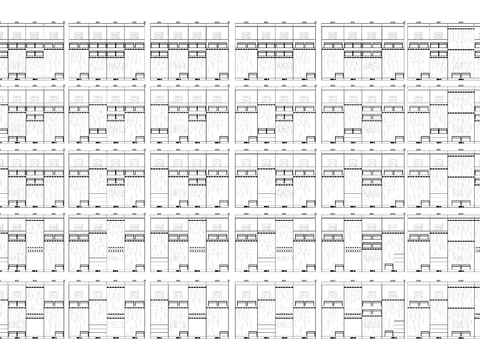  百款成品衣柜cad模块 