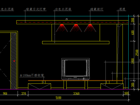  史上最全客厅装修图纸CAD图库 