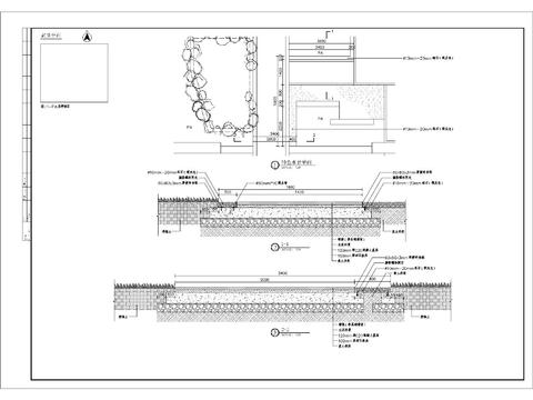 园路节点CAD施工图 