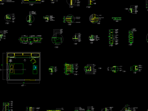  装修立面节点CAD施工图 