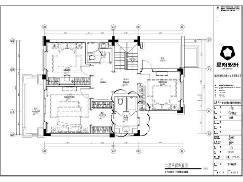  欧式家装cad施工图 