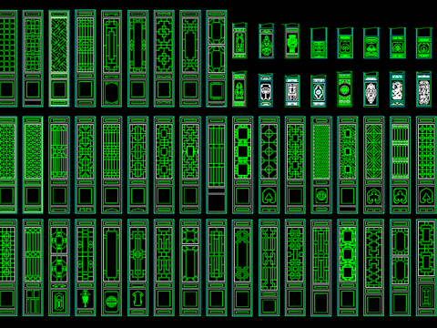  室内装修图-木制隔断 