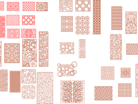  中式雕花CAD图库 