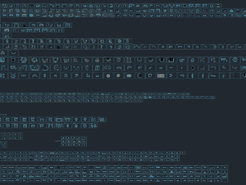  新款沙发CAD施工图 