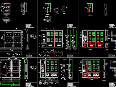  配电箱cad图块 