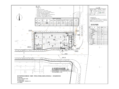  公交站cad施工圖 