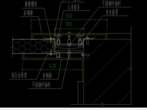  肖变形缝节点详图 