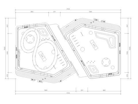  萌宠乐园cad平面图 