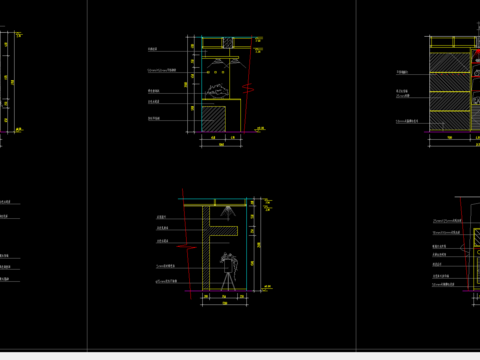 常用玄关cad图库 