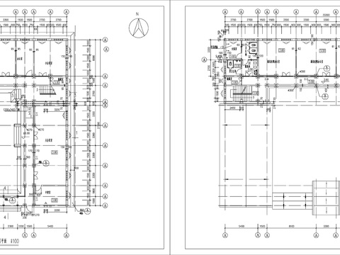  5.四合院建筑設(shè)計CAD施工圖 