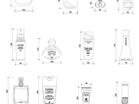  化妆品道具图库 