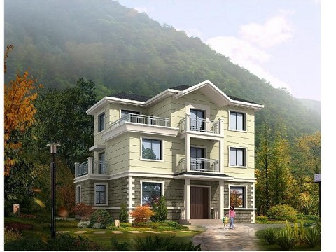  别墅建筑结构水电CAD施工图 