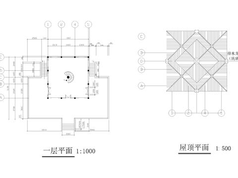  多种园林古建及小品节点大样 