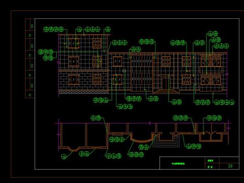  铝塑保温板cad大样图 
