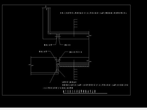  地下车库与车道沉降缝防水节点图 