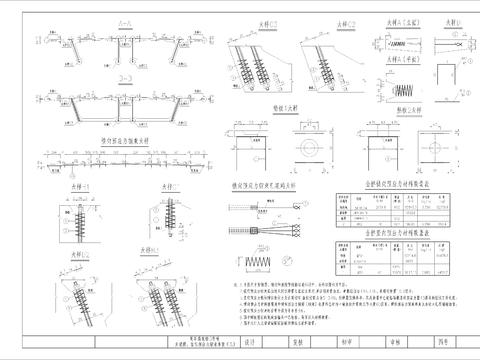  竖向预应力钢束节点大样 