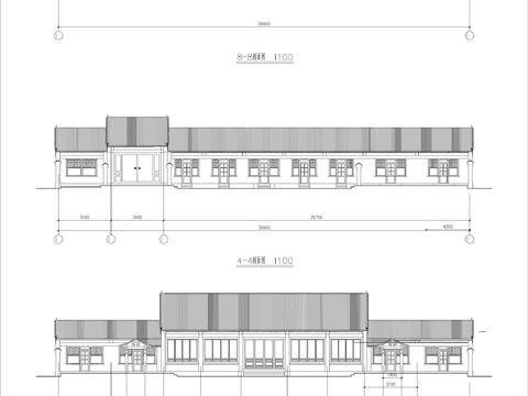  6.四合院建筑設(shè)計(jì)CAD施工圖 