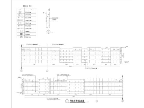  特色水景 景墙CAD施工图 