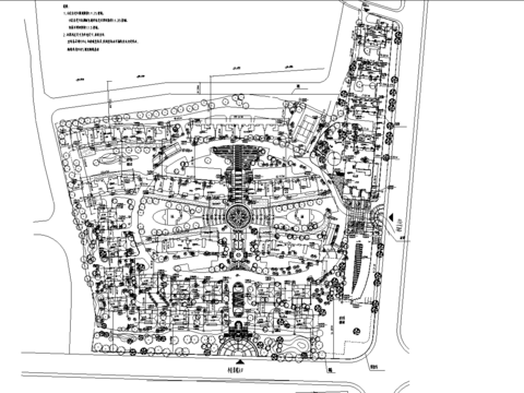  住宅小区平面图 