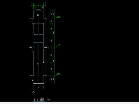 电梯剖面图 