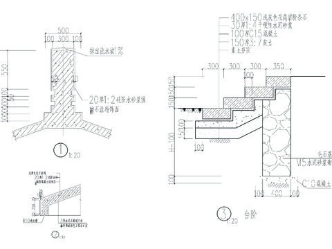  圆亭园林小品CAD施工图 