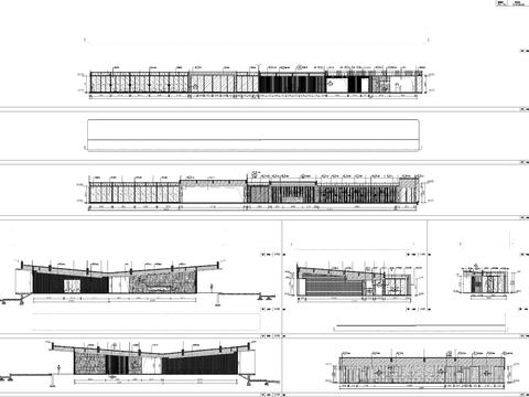  高级会所大堂立面图 