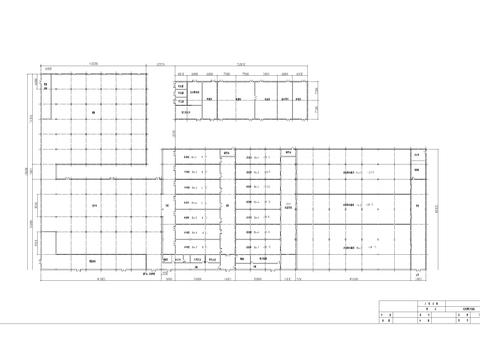  冷库2500吨设计cad施工图 
