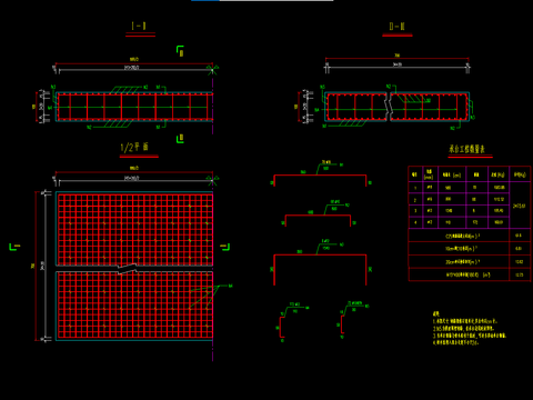 拱桥设计cad施工图 