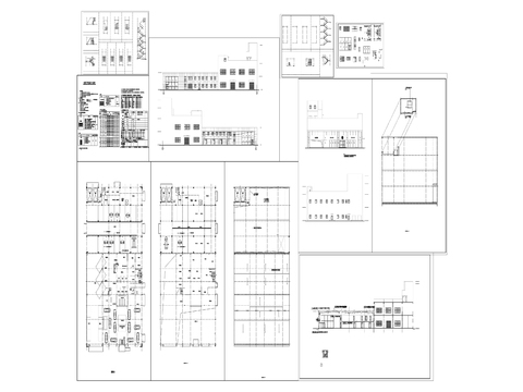  34汽车4s店建筑cad施工图 