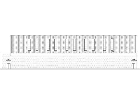 游泳館建筑cad施工圖 