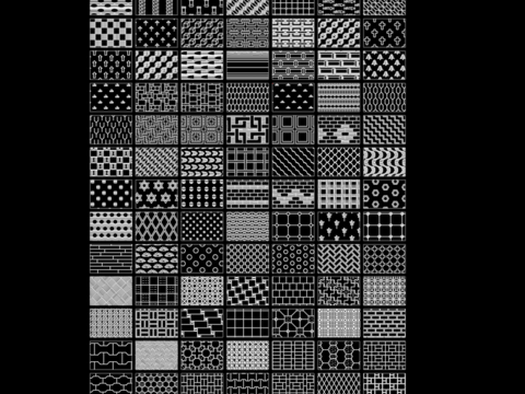  地面铺装素材CAD图块 