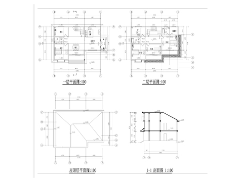  21美丽乡村CAD建筑图cad平面图 