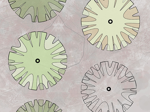  PSD+CAD平面树合集 