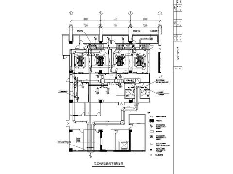  净化手术室建设装饰改造工程暖通设计CAD图纸 