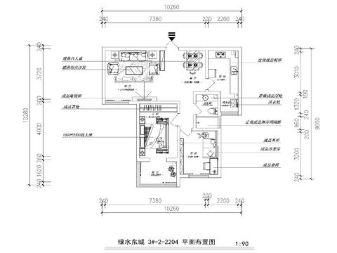  公寓CAD施工图 
