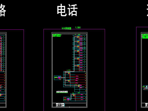  弱电系统图 